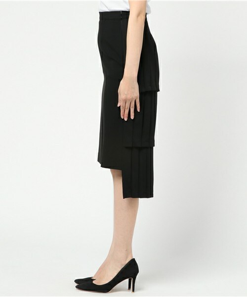 CLANE（クラネ）の「ダブルフェイスプリーツスカート（）」 - WEAR
