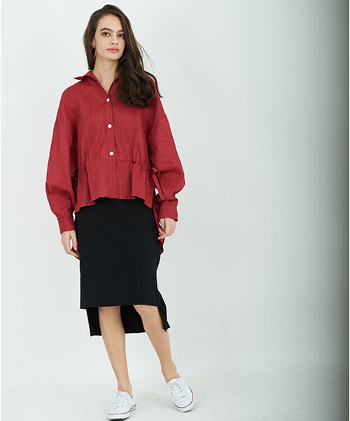 CLANE（クラネ）の「ダブルフェイスプリーツスカート（）」 - WEAR