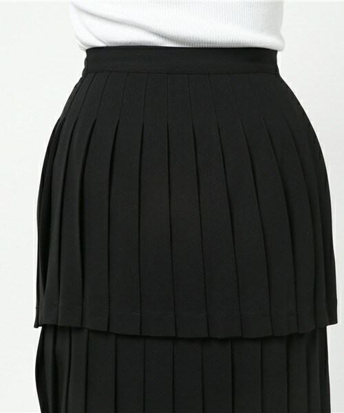 CLANE（クラネ）の「ダブルフェイスプリーツスカート（）」 - WEAR