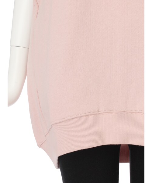 EMODA(エモダ)の「バルキービッグフーディー(トップス・レディース・ホワイト/ブラック/ピンク・F)」の10枚目の写真