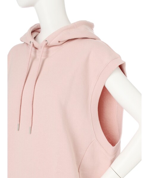 EMODA(エモダ)の「バルキービッグフーディー(トップス・レディース・ホワイト/ブラック/ピンク・F)」の9枚目の写真