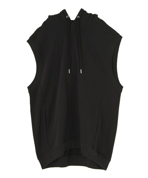 EMODA(エモダ)の「バルキービッグフーディー(トップス・レディース・ホワイト/ブラック/ピンク・F)」の2枚目の写真