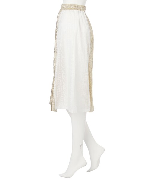 merry jenny（メリージェニー）の「きらきら×レーススカート（スカート・レディース・シルバー/ゴールド・F）」の6枚目の写真