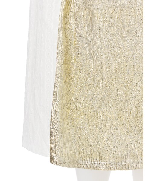 merry jenny（メリージェニー）の「きらきら×レーススカート（スカート・レディース・シルバー/ゴールド・F）」の10枚目の写真
