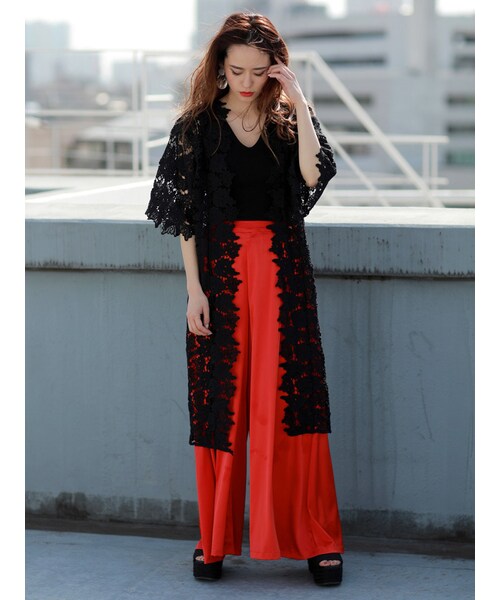 MURUA（ムルーア）の「【2017年春新作】サマーニットミニマルタンクトップ（トップス・レディース・ホワイト/ブラック/オレンジ/ラベンダー・F）」の10枚目の写真