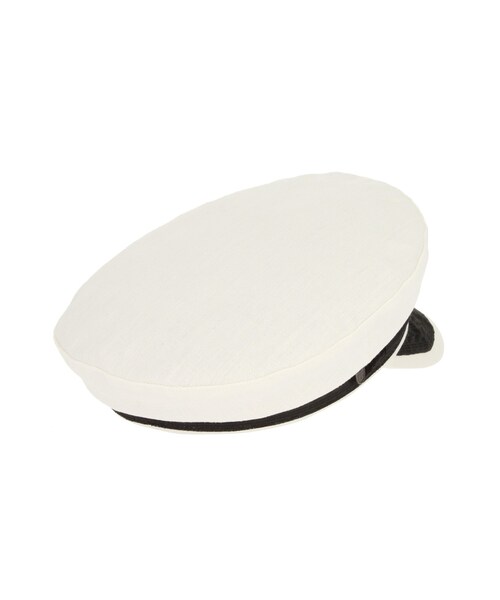 MURUA（ムルーア）の「【2017年春新作】マリンCAP（帽子・レディース・ホワイト/ブラック・F）」の9枚目の写真