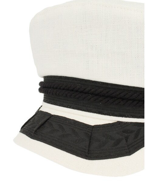 MURUA（ムルーア）の「【2017年春新作】マリンCAP（帽子・レディース・ホワイト/ブラック・F）」の10枚目の写真