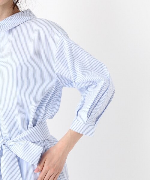 Andemiu（アンデミュウ）の「２ＷＡＹシャツディガン（ワンピース/ドレス・ホワイト/オフホワイト/カーキ）」の11枚目の写真