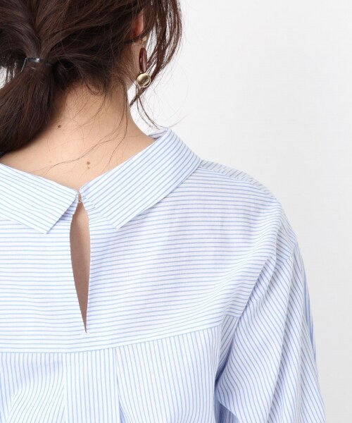 Andemiu（アンデミュウ）の「２ＷＡＹシャツディガン（ワンピース/ドレス・ホワイト/オフホワイト/カーキ）」の16枚目の写真