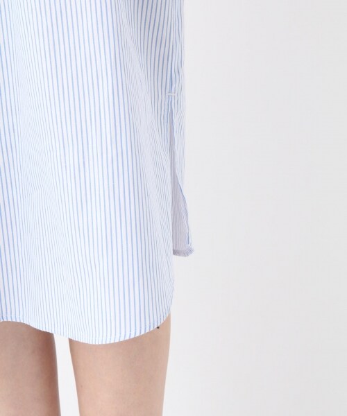 Andemiu（アンデミュウ）の「２ＷＡＹシャツディガン（ワンピース/ドレス・ホワイト/オフホワイト/カーキ）」の13枚目の写真