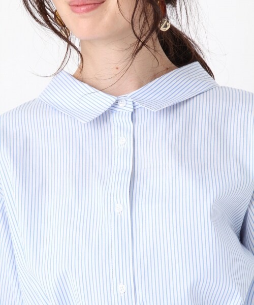 Andemiu（アンデミュウ）の「２ＷＡＹシャツディガン（ワンピース/ドレス・ホワイト/オフホワイト/カーキ）」の10枚目の写真