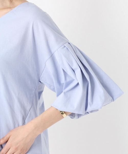 Andemiu（アンデミュウ）の「バルーンスリーブＴＯＰＳ（トップス・ホワイト/ピンク/ライトブルー）」の11枚目の写真