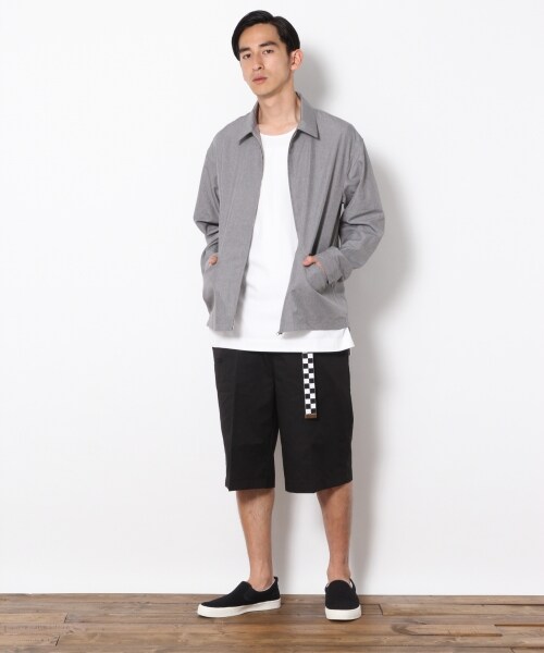 RAGEBLUE（レイジブルー）の「PEドリズラージャケット（トップス・グレー/ネイビー）」の13枚目の写真