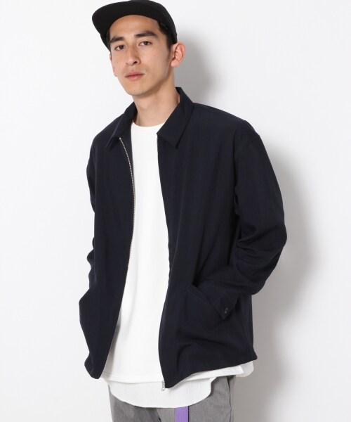 RAGEBLUE（レイジブルー）の「PEドリズラージャケット（トップス・グレー/ネイビー）」の15枚目の写真