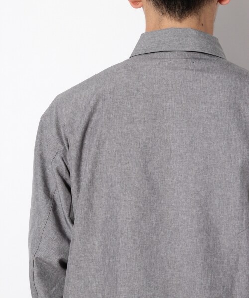 RAGEBLUE（レイジブルー）の「PEドリズラージャケット（トップス・グレー/ネイビー）」の12枚目の写真