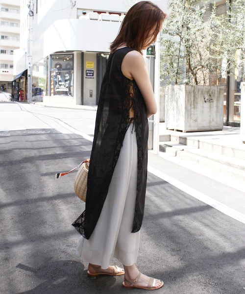 SLOBE IENA（スローブイエナ）の「《予約》刺繍レースレイヤード