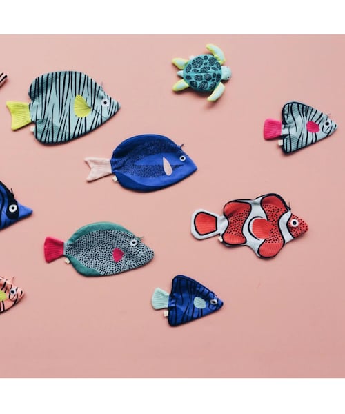 cache cache（カシュ カシュ）の「don fisher  BLUE BATFISH（ポーチ・キッズ・その他）」の4枚目の写真