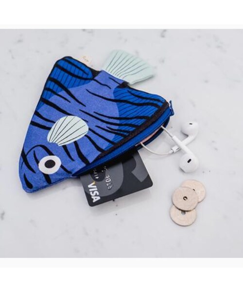 cache cache（カシュ カシュ）の「don fisher  BLUE BATFISH（ポーチ・キッズ・その他）」の2枚目の写真