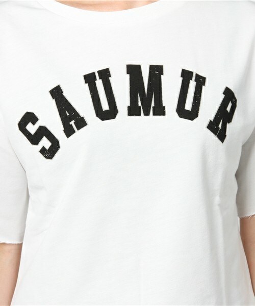 archives（アルシーヴ）の「キリッパロゴプリント裏毛（Tシャツ/カットソー・レディース・オフホワイト/ブラック/グレー・MEDIUM）」の10枚目の写真