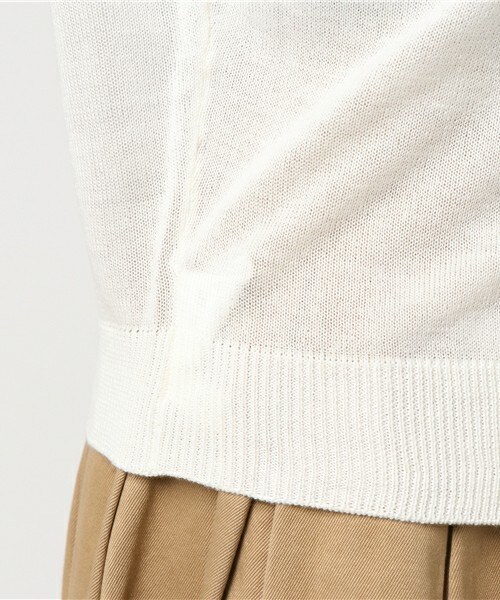 archives（アルシーヴ）の「2Wayカーデ（カーディガン/ボレロ・レディース・オフホワイト/ブラック/イエロー・MEDIUM）」の9枚目の写真