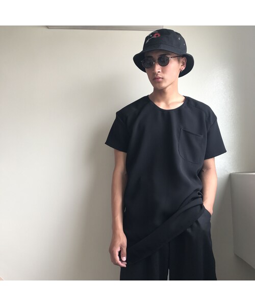 elephant TRIBAL fabrics(エレファントトライバルファブリックス)の「elephant TRIBAL fabrics / 刺繍ハット / ブラック(ハット・メンズ・その他)」の6枚目の写真