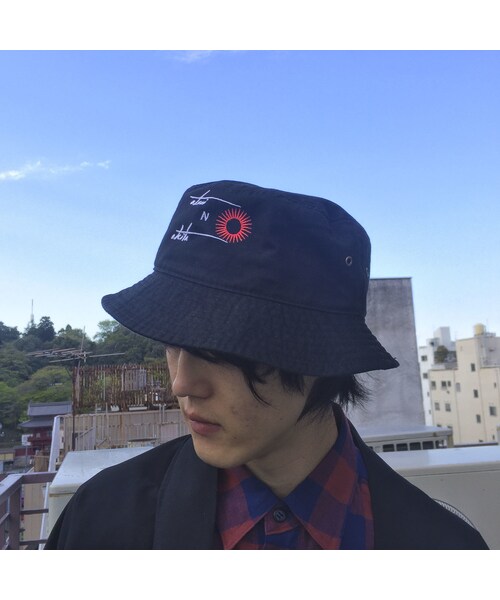 elephant TRIBAL fabrics(エレファントトライバルファブリックス)の「elephant TRIBAL fabrics / 刺繍ハット / ブラック(ハット・メンズ・その他)」の5枚目の写真