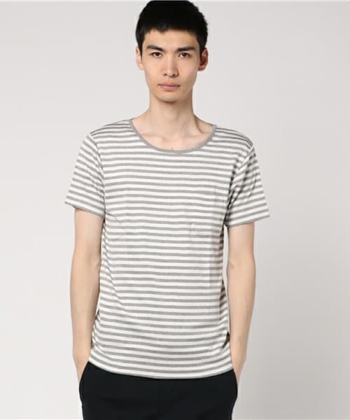 Letroyes（ルトロワ）の「Letroyes ボーダークルーネックTシャツ