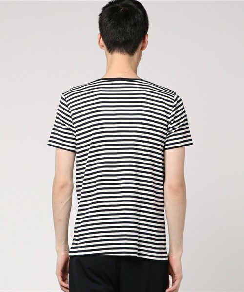 美品　ルトロワ　Letroyes ボーダー　黒 アイボリー　サイズ4 Letroyes（ルトロワ）の「Letroyes ボーダークルーネックTシャツ