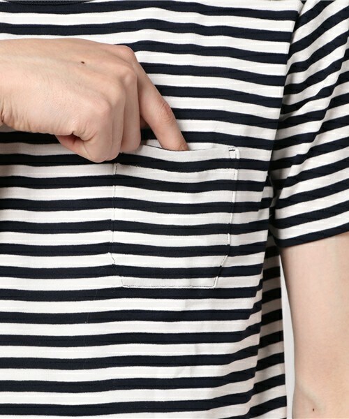 Letroyes（ルトロワ）の「Letroyes ボーダークルーネックTシャツ