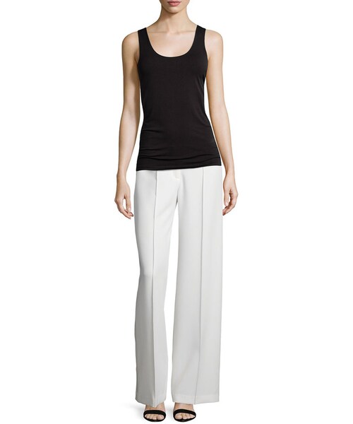 Milly(ミリー)の「Milly Hayden High-Waist Italian Cady Trousers(その他パンツ・レディース・WHITE/BLACK・0/2/4/6/8/10/12/14)」の6枚目の写真