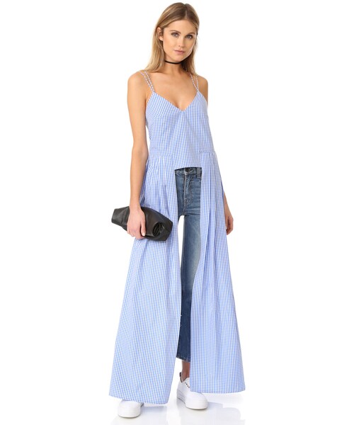 no brand（ノーブランド）の「Petersyn Kensington Tank（タンクトップ・レディース・Cornflower Gingham・S/M/L）」の4枚目の写真