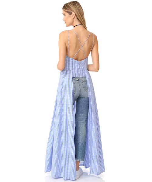 no brand（ノーブランド）の「Petersyn Kensington Tank（タンクトップ・レディース・Cornflower Gingham・S/M/L）」の5枚目の写真