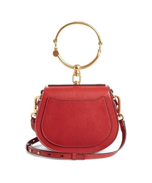 Chloe（クロエ）の「Chloe Small Nile Bracelet Leather Crossbody Bag - Beige（ショルダーバッグ・レディース・Beige/Brown/Red・One Size）」の5枚目の写真