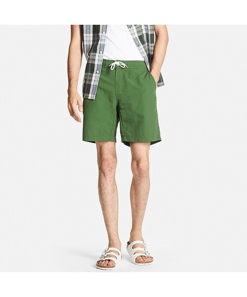 UNIQLO（ユニクロ）の「スイムアクティブショーツ＋E（その他パンツ・メンズ・BLUE 66/GREEN 55/GRAY 04/NAVY 69/BLACK 09・XXL/XS/L/S/4XL/XL/3XL/M）」の4枚目の写真