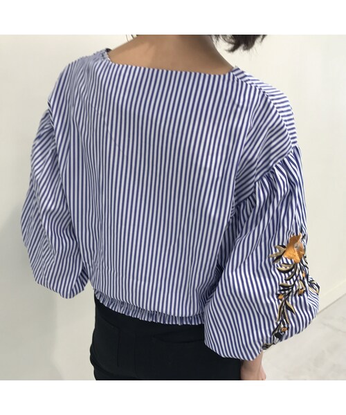 copine（コピン）の「ボリュームバルーン袖刺繍ブラウス（3color）【クリックポスト対象商品】（シャツ/ブラウス・レディース・その他）」の11枚目の写真