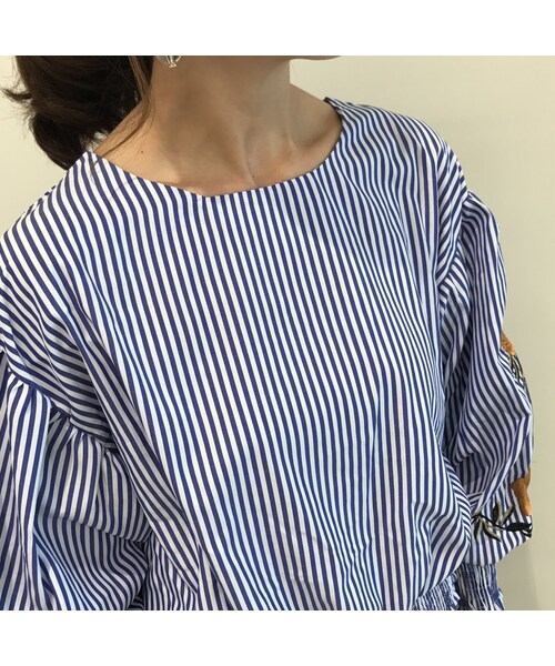 copine（コピン）の「ボリュームバルーン袖刺繍ブラウス（3color）【クリックポスト対象商品】（シャツ/ブラウス・レディース・その他）」の10枚目の写真