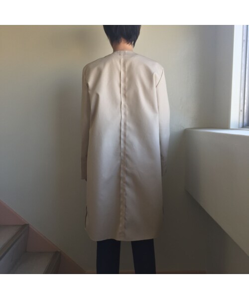 STORES.jp(ストアーズドットジェーピー)の「KONYA / ノーカラートレンチコート beige(その他アウター・その他)」の4枚目の写真