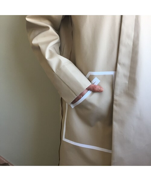 STORES.jp(ストアーズドットジェーピー)の「KONYA / ノーカラートレンチコート beige(その他アウター・その他)」の7枚目の写真