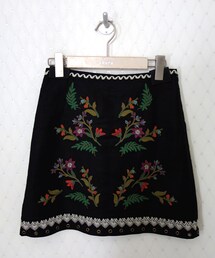 NINE | NINE ボタニカル刺繍スカート(スカート)