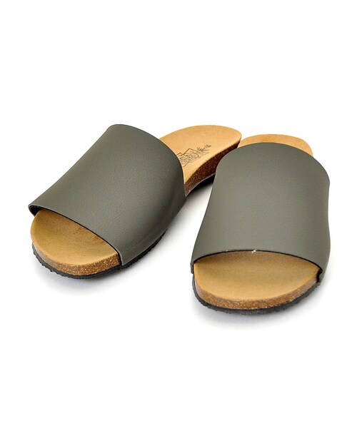 flower（フラワー）の「calidad sandal～ｶﾘﾀﾞｯﾄﾞｻﾝﾀﾞﾙ（サンダル・レディース・black/gray・23.0ｃｍ／23.5ｃｍ／24.0ｃｍ）」の2枚目の写真