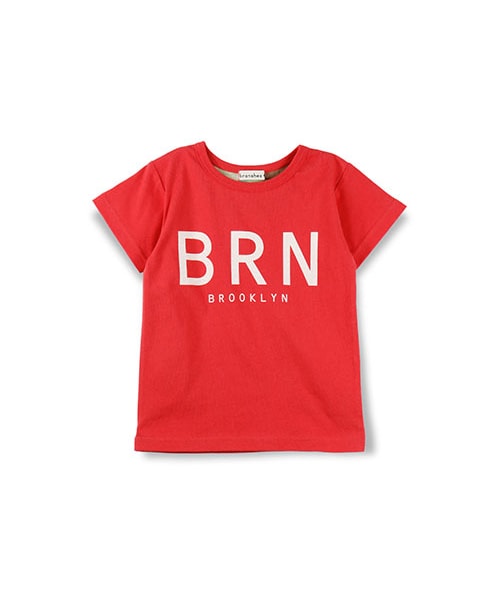 BRANSHES(ブランシェス)の「BRNロゴ半袖Tシャツ(Tシャツ/カットソー・キッズ・カーキ /チャコールグレー/オフホワイト/ブルー/レッド・80~150)」の5枚目の写真