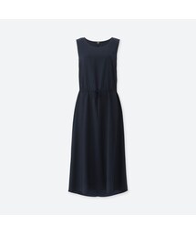 UNIQLO | レーヨンロングワンピース（ノースリーブ）(ワンピース)