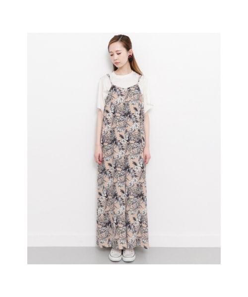 KBF（ケイビーエフ）の「【予約】リゾート柄サロペット（その他・レディース・PINK BEIGE/OFF/YELLOW・one）」の13枚目の写真