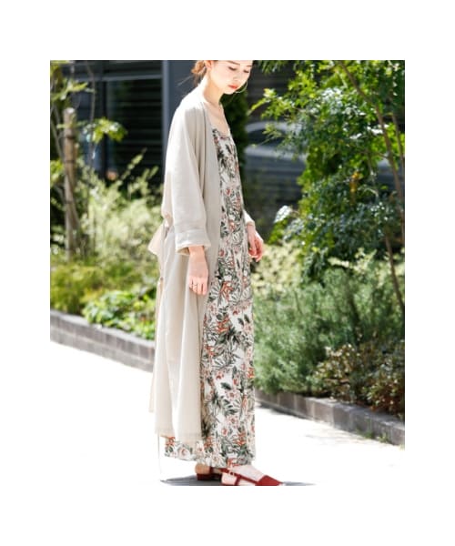 KBF（ケイビーエフ）の「【予約】リゾート柄サロペット（その他・レディース・PINK BEIGE/OFF/YELLOW・one）」の8枚目の写真