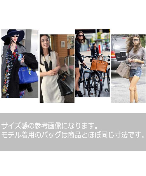 no brand（ノーブランド）の「本革 カデナバッグ 30cm ライトブルー 