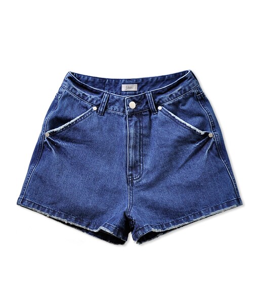 flower（フラワー）の「vintagelike SP ～ﾋﾞﾝﾃｰｼﾞﾗｲｸｼｮｰﾄﾊﾟﾝﾂ（デニムパンツ・レディース・blue/navy・FREE）」の2枚目の写真