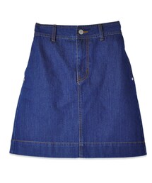 flower | glossy denim skirt～ｸﾞﾛｯｼｰﾃﾞﾆﾑｽｶｰﾄ(デニムスカート)