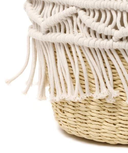 BAYFLOW（ベイフロー）の「マクラメフリンジショルダーバッグ（バッグ・ナチュラル）」の9枚目の写真