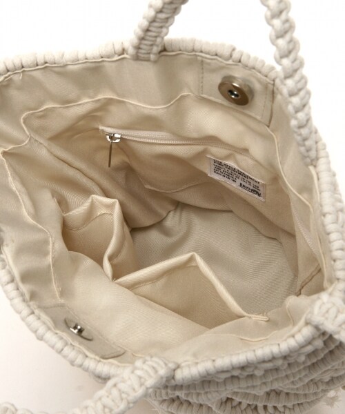 BAYFLOW（ベイフロー）の「マクラメフリンジショルダーバッグ（バッグ・ナチュラル）」の10枚目の写真