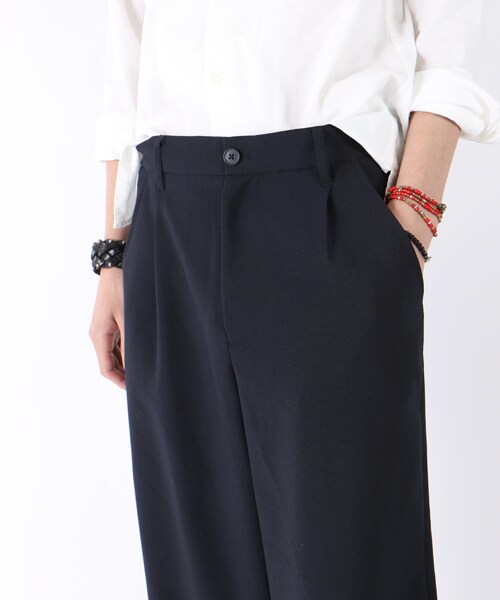 FREAK'S STORE（フリークスストア）の「タックワイドパンツ（パンツ・チャコールグレー/ブラック/ネイビー・M/L）」の7枚目の写真